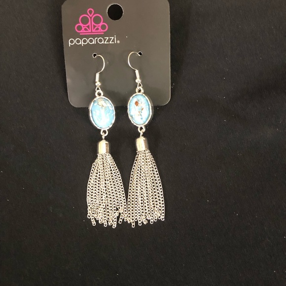 3 FOR $15🔥Oceanic Opalescence Blue Earrings - Picture 3 of 4